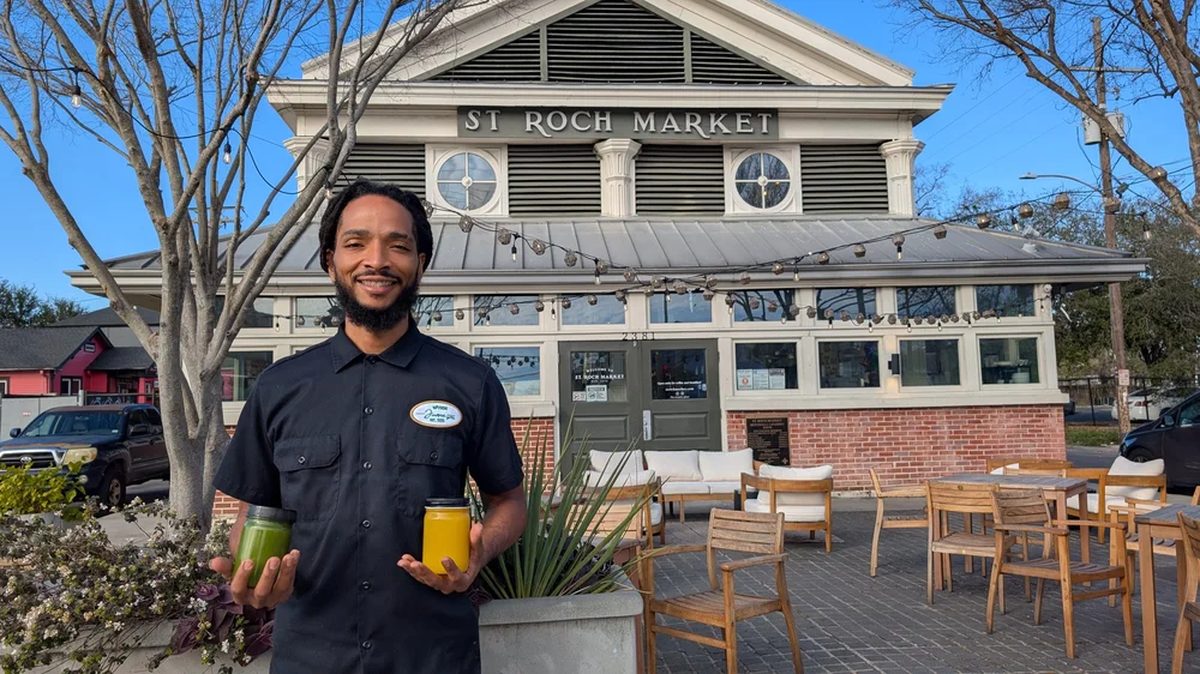 FRSH Juice vendor at St. Roch Market