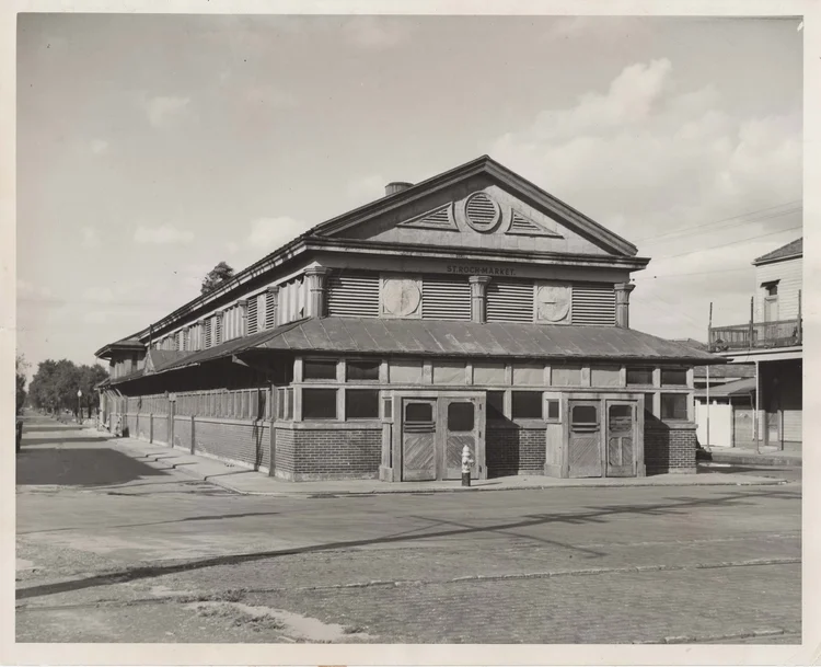St. Roch Market in its early years, before the WPA renovations