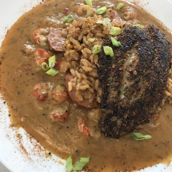Blackened Catfish Louisiana at Chef Charles Bistreaux at St. Roch Market